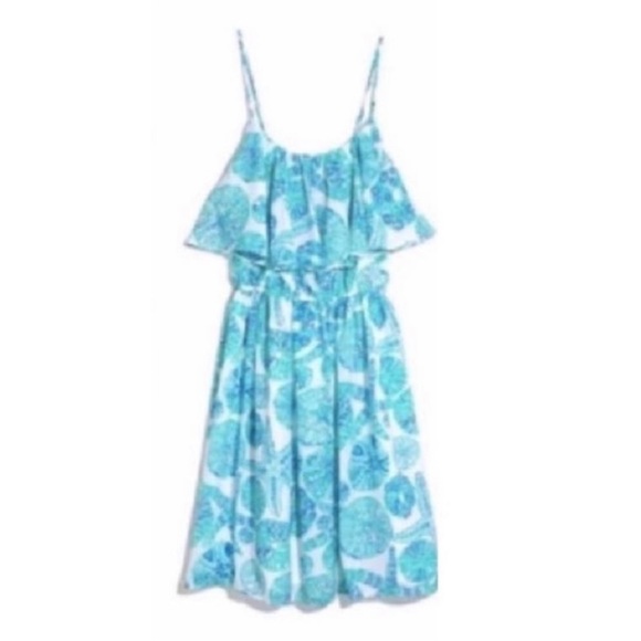 Lilly Pulitzer Sleeveless Flounce Dress in Sea Urchin For You Size Small - Picture 2 of 9